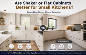 Are Shaker or Flat Cabinets Better for Small Kitchens?